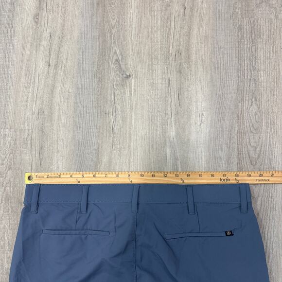 Banana Republic Flat Front Chino Pants Men's 38x32 Blue Stretch Preppy NEW NWT - Picture 8 of 11